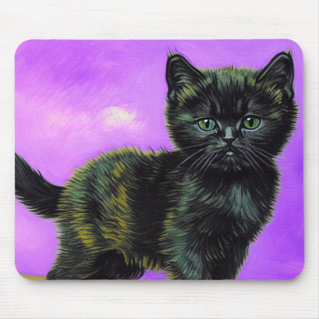Van Gogh Stil Cat Musmatta (Framsidan)