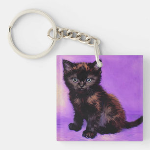 Van Gogh Stil Lila Cat