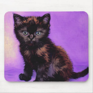 Van Gogh Stil Lila Cat Musmatta