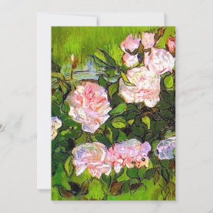 Van Gogh still Life med Rosa ros Spara Datumet