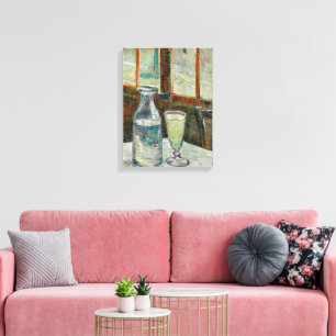 Van Gogh - Stilleben Glas absint och karaff Canvastryck