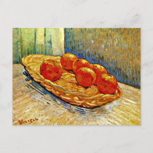 Van Gogh - Stilleben med korg med sex apelsiner Vykort