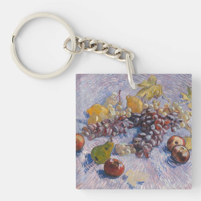 Van Gogh Stilleben med Vindruvor och Äpplen Konstt (Framsidan)