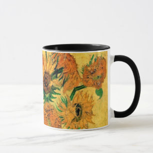 Van Gogh - Stilleben Vas Med Femton Solrosor Mugg