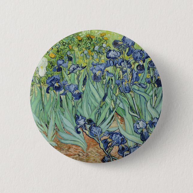 Van Gogh stilleben: Vas med Irises Knapp (Framsida)