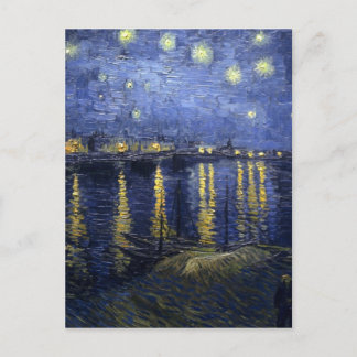 Van Gogh stjärna starry-night-1888- Vykort