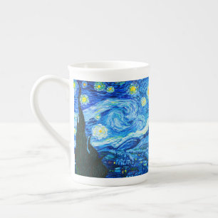 Van Gogh Stjärnenatt Benporslin Mugg