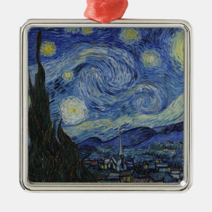 Van Gogh Stjärnklar Natt Julgransprydnad Metall