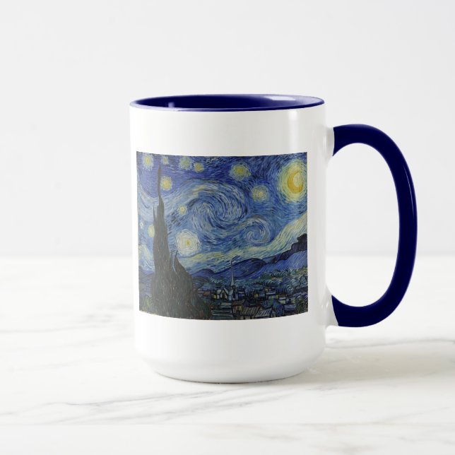 Van Gogh Stjärnklar Natt Mugg (Höger)