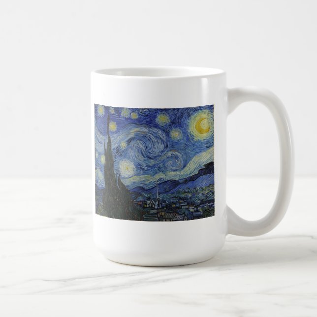 Van Gogh Stjärnklar Natt Mugg (Höger)