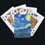 van gogh - stjärnnatt casinokort<br><div class="desc">Van Goghs berömd,  "Starry Natt". Under sin vistelse på Saint Remy-asyl på 1880-talet skildrade van Gogh det rullande backe och cypress träd som han såg från sitt fönster.  Digitalt utökat med PixDezines.  Copyright © 2008-2020 PixDezines™. Alla rättigheter förbehållna.</div>