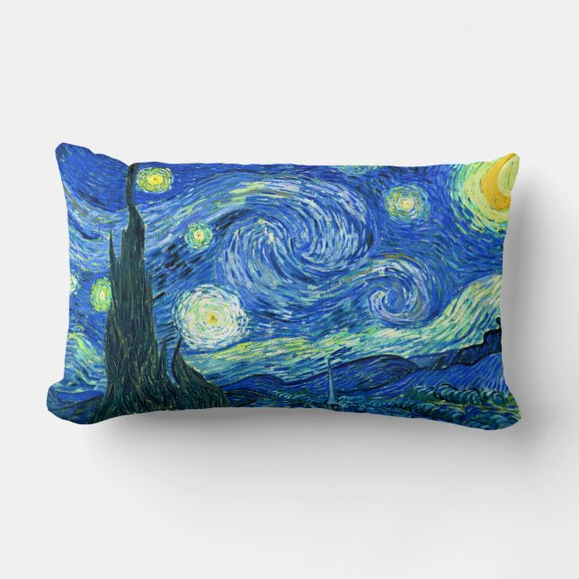 van gogh stjärnnatt lumbarkudde (Framsida)