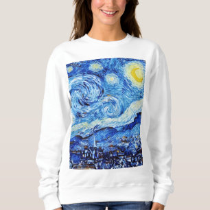 Van Gogh - Stjärnnatten - Vit julklapp T Shirt