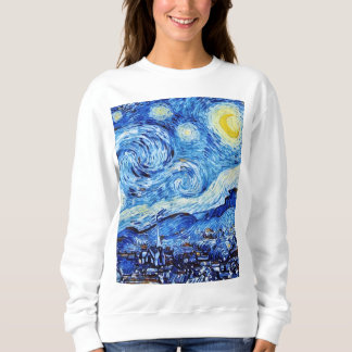 Van Gogh - Stjärnnatten - Vit julklapp T Shirt