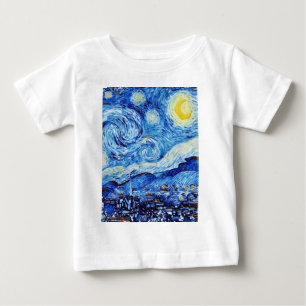 Van Gogh - Stjärnnatten - Vit julklapp T Shirt