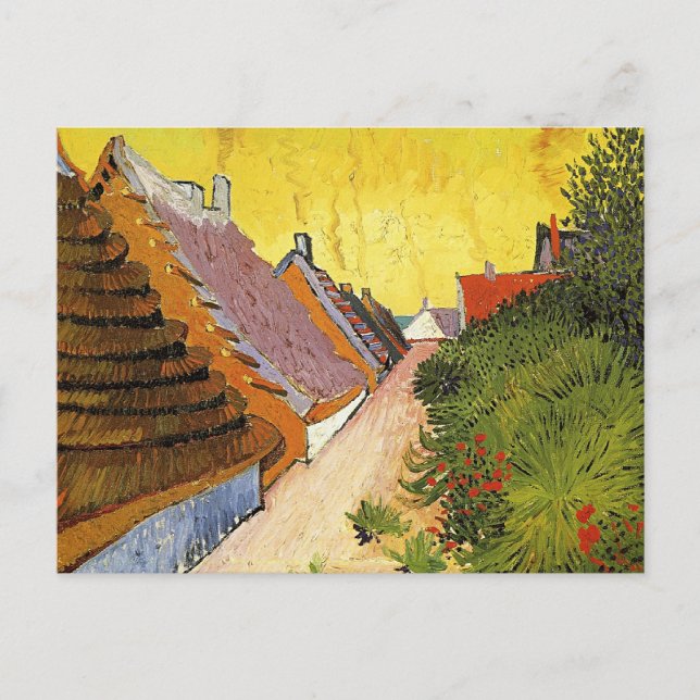 Van Gogh - Street in Saintes-Maries Vykort (Framsida)