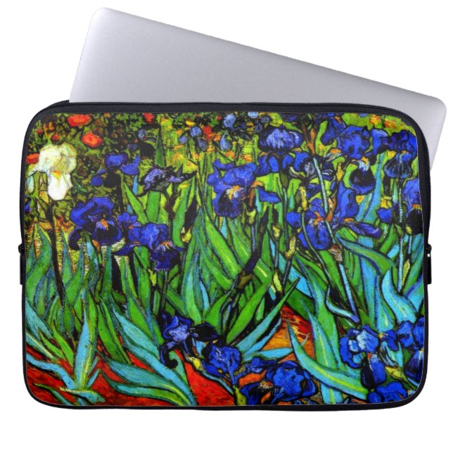 Van Gogh - Strykning, blommigt Laptop Fodral (Framsidan)