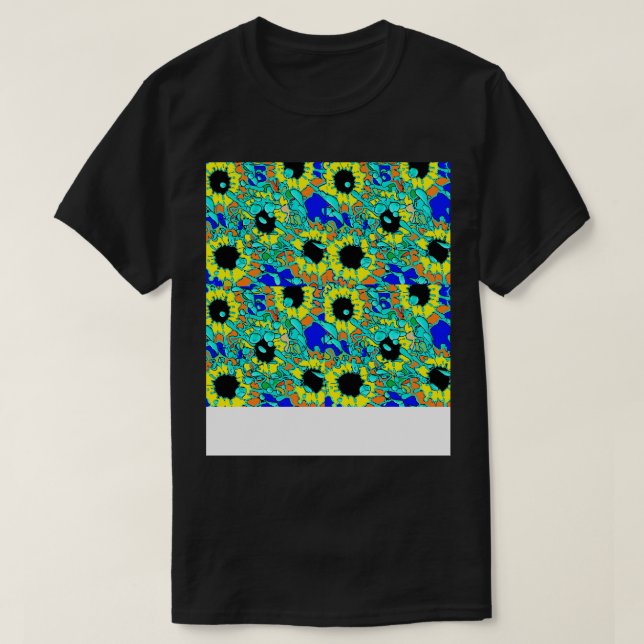 Van Gogh sunblommor big T Shirt (Design framsida)