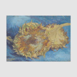 Van Gogh Sunblommor Blommigt Painting