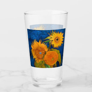 Van Gogh Sunblommor Glaskopp