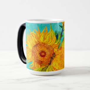 Van Gogh Sunblommor Magisk Mugg