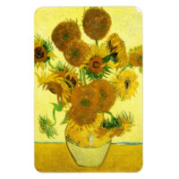 Van Gogh Sunblommor Magnet