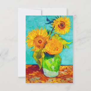 Van Gogh Sunblommor OSA Kort