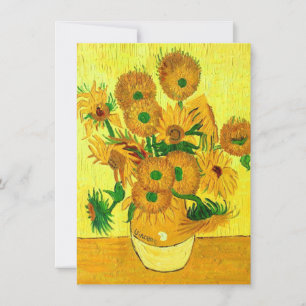 Van Gogh Sunblommor Spara Datumet