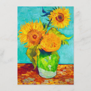 Van Gogh Sunblommor Tilläggskort