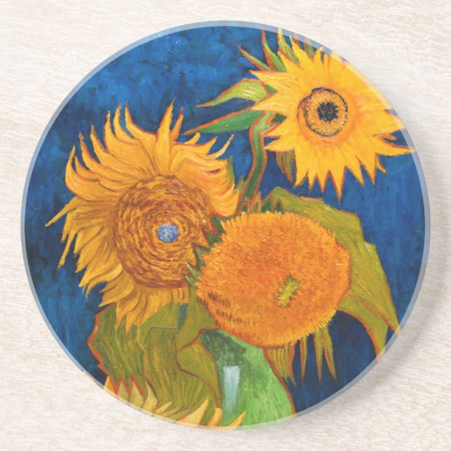 Van Gogh Sunblommor Underlägg (Framsidan)
