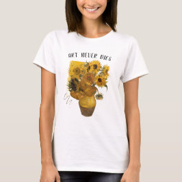 Van Gogh Sunflowers Konstnärlig Blommig Street T-S T Shirt