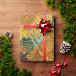 Van Gogh Sunflowers Yellow Flowers  Floral  Presentpapper