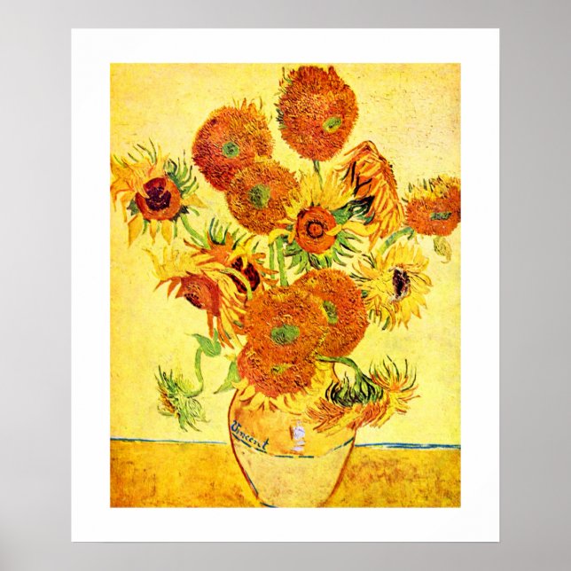 Van Gogh SunwersFine Art Print 20x24 Poster (Framsidan)