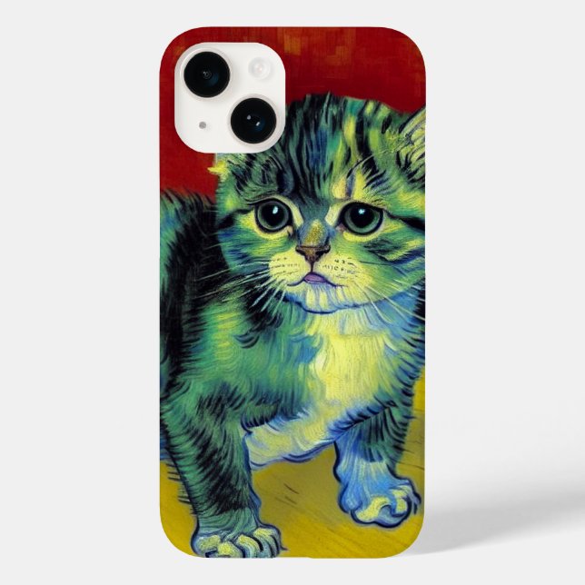 Van Gogh Tabby katt (Baksida)