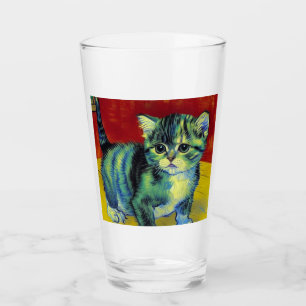 Van Gogh Tabby katt Glaskopp