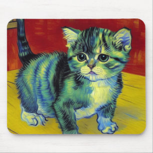 Van Gogh Tabby katt Musmatta