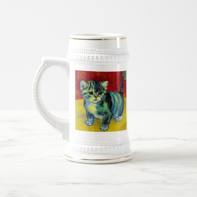 Van Gogh Tabby katt Sejdel (Vänster)
