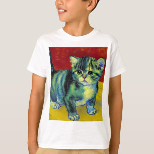 Van Gogh Tabby katt T Shirt