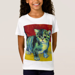 Van Gogh Tabby katt T Shirt