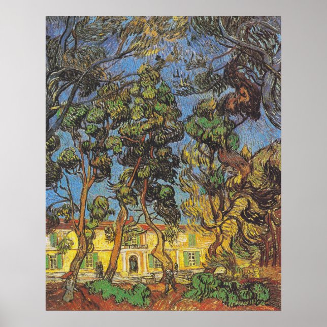 Van Gogh Tallgranar - Klassisk Trädgårdskonst Poster (Framsidan)