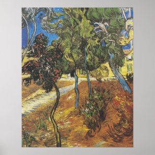 Van Gogh Tallgranar - Virvlande Trädgårdskonst Poster
