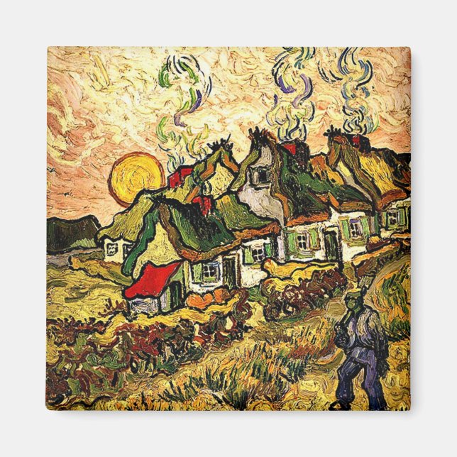 Van Gogh: Tankade bomber i solskenet Magnet (Framsidan)