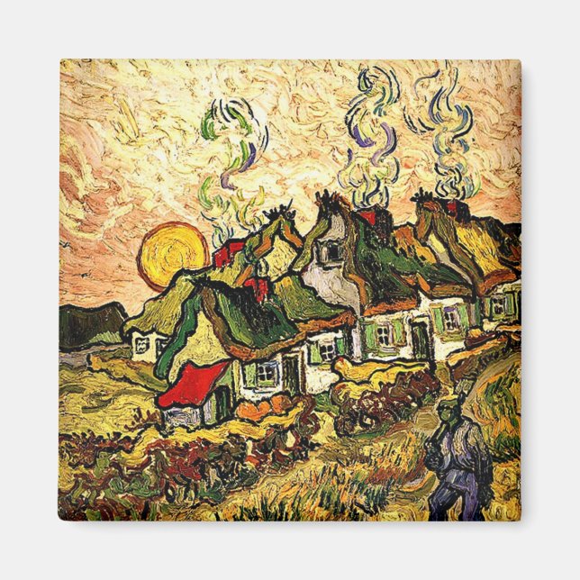 Van Gogh: Tankade bomber i solskenet Magnet (Framsidan)