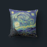 Van Gogh the Starry Nght Pillow Kudde<br><div class="desc">Funktionell konst från vår favoritartist Van Gogh. Starry Night av Vincent Van Gogh,  juni 1889</div>