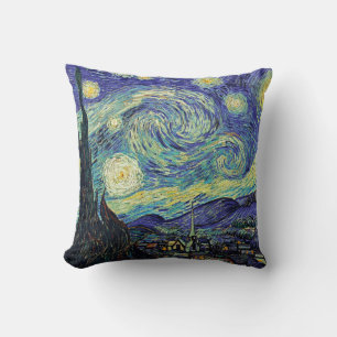 Van Gogh the Starry Nght Pillow Kudde