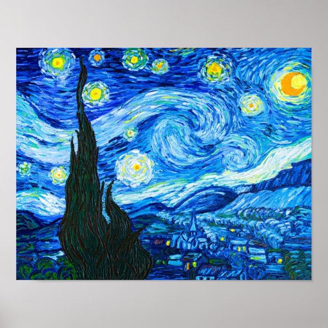 Van Gogh the Starry Nght Poster (Framsidan)