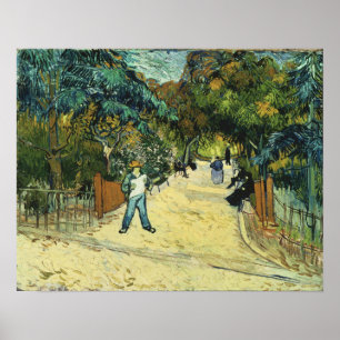 Van Gogh - tillträde till offentliga trädgårdar i Poster
