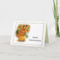 Van Gogh, tolv solblommor lycklig-årsdag