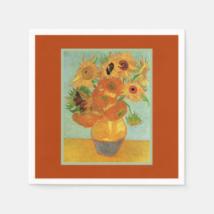 Van Gogh - Tolv solblommor Napkins Pappersservett