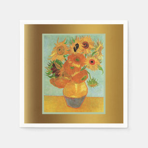 Van Gogh - Tolv Solrosor Pappersservett